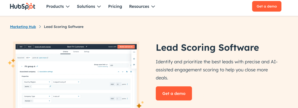 hubspot features